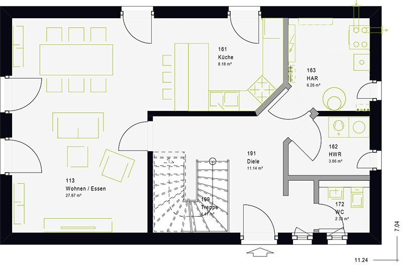 Einfamilienhaus zum Kauf provisionsfrei 345.300 € 5 Zimmer 151 m²<br/>Wohnfläche 850 m²<br/>Grundstück Colmberg Colmberg 91598