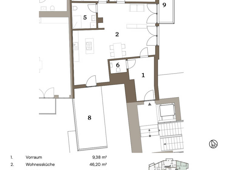 Wohnung zum Kauf - Erstbezug 998.500 € 3 Zimmer 90,6 m² Bad Aussee 8990