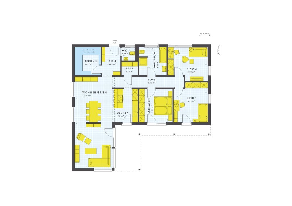 Bungalow zum Kauf 649.268 € 4 Zimmer 138 m²<br/>Wohnfläche 725 m²<br/>Grundstück Hardt - Mitte Mönchengladbach 41169