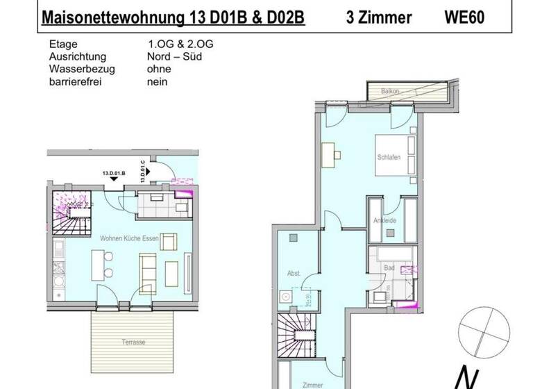Wohnung zum Kauf - Erstbezug provisionsfrei 425.000 € 3 Zimmer 100,1 m² 1. Geschoss Gaarden-Ost Kiel 24143