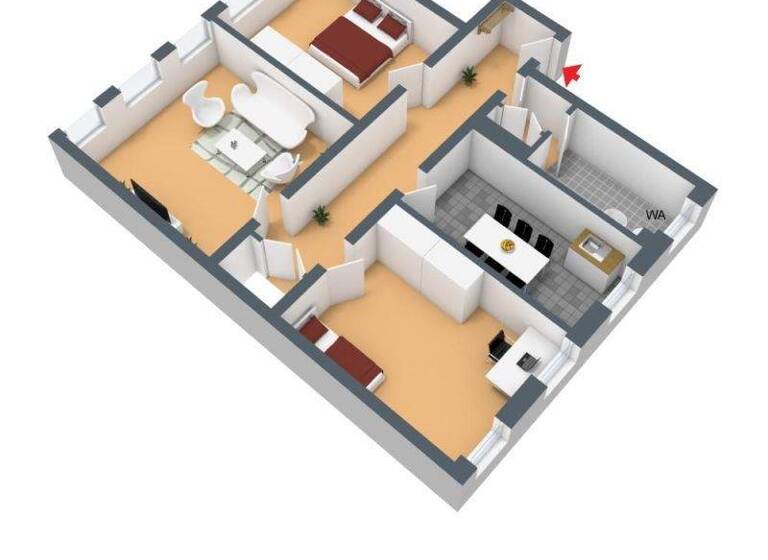 Wohnung zur Miete 589 € 3 Zimmer 83 m² 3. Geschoss frei ab 08.03.2026 Senningsweg 29 Schwerte 58239