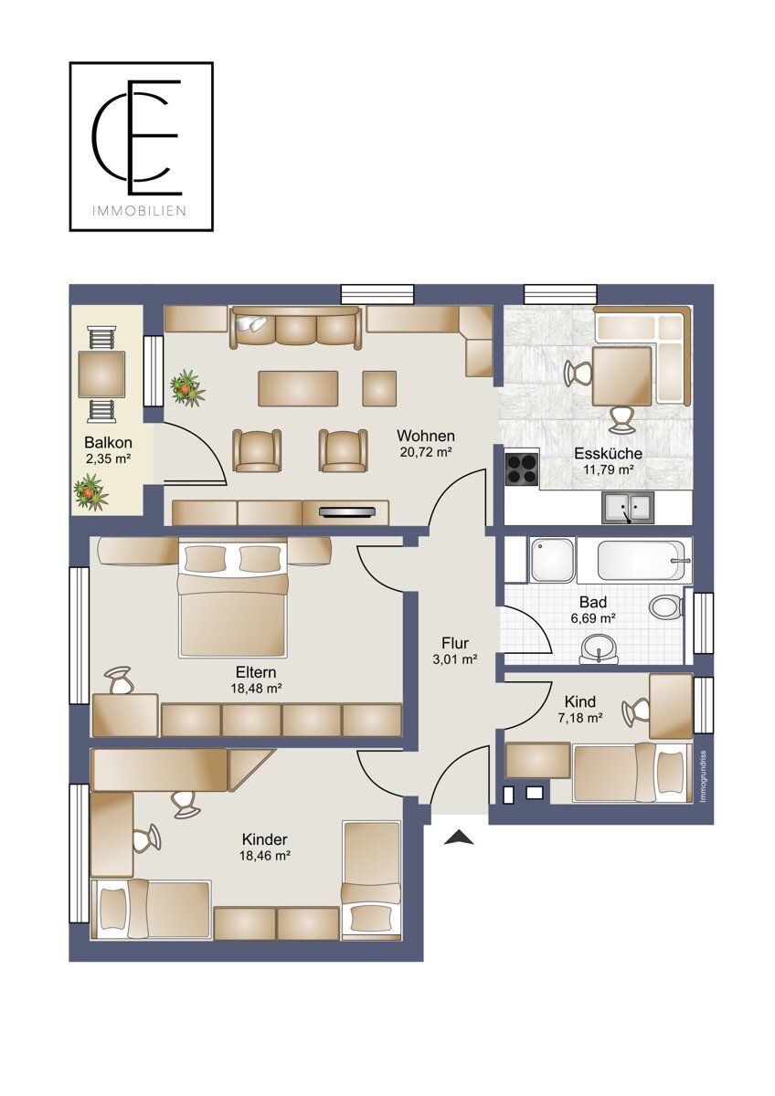 Wohnung zum Kauf als Kapitalanlage geeignet 315.000 € 4 Zimmer 88,7 m²<br/>Wohnfläche Mainburg Mainburg 84048