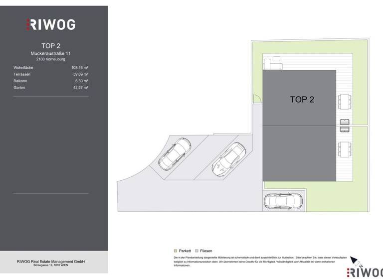 Doppelhaushälfte zum Kauf - Erstbezug 499.900 € 4 Zimmer 108,2 m² Korneuburg 2100