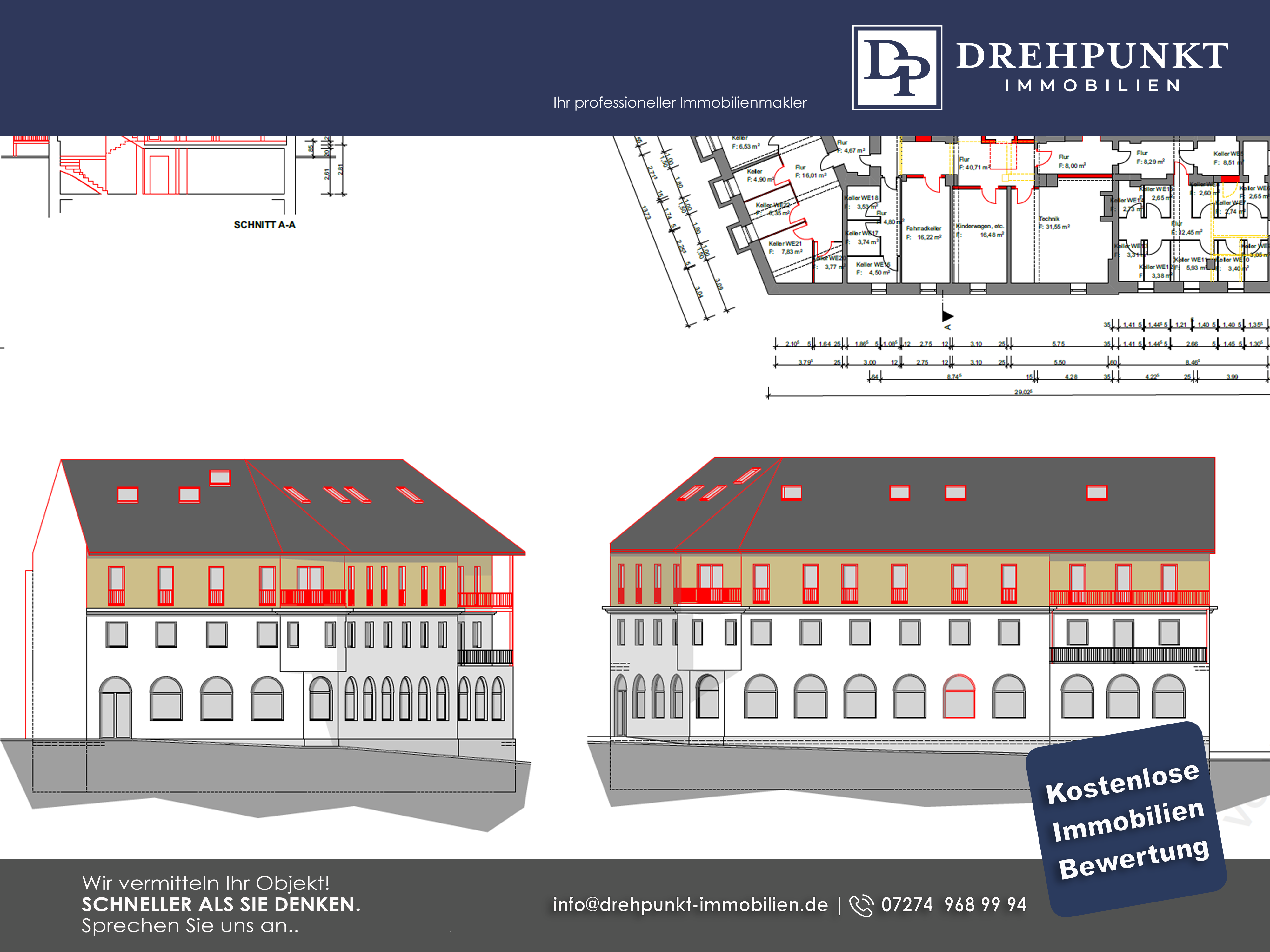 Mehrfamilienhaus zum Kauf provisionsfrei 1.390.000 € 44 Zimmer 1.250 m²<br/>Wohnfläche 1.256 m²<br/>Grundstück Sandstraße 4 Germersheim Germersheim 76726