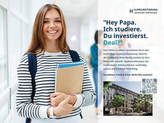 Wohnung zum Kauf - Erstbezug provisionsfrei 196.400 € 2 Zimmer 31,9 m² 1. Geschoss Südfriedhof Kiel 24114