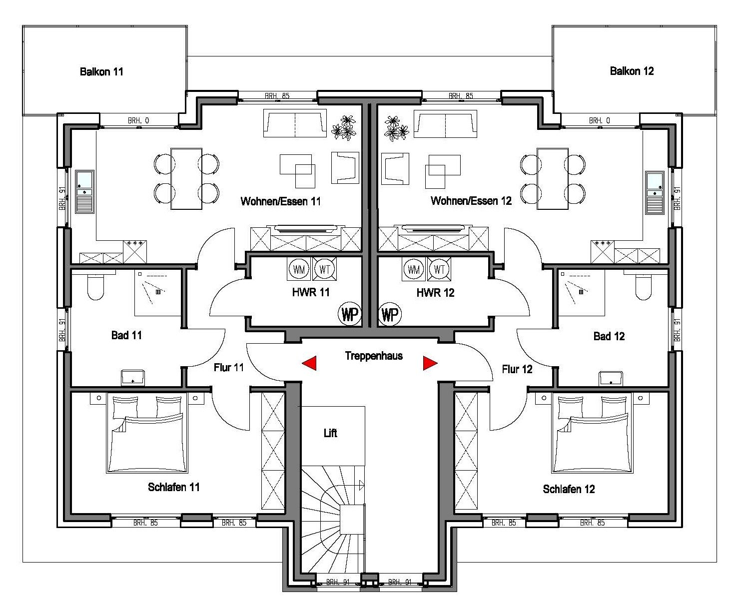 Wohnung zum Kauf provisionsfrei als Kapitalanlage geeignet 284.000 € 2 Zimmer 68 m²<br/>Wohnfläche Alter Postweg 58 Remels Uplengen 26670