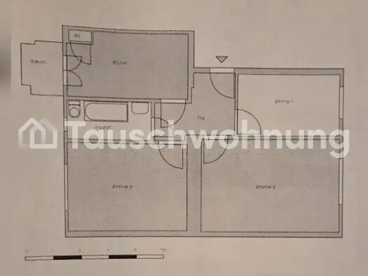 Wohnung zur Miete Tauschwohnung 500 € 2,5 Zimmer 60 m² 2. Geschoss Französisch Buchholz Berlin 10407