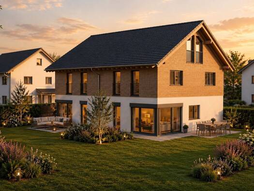 Doppelhaushälfte zum Kauf - Erstbezug provisionsfrei 899.000 € 5 Zimmer 114,5 m² 364 m² Grundstück Prien Prien am Chiemsee 83209