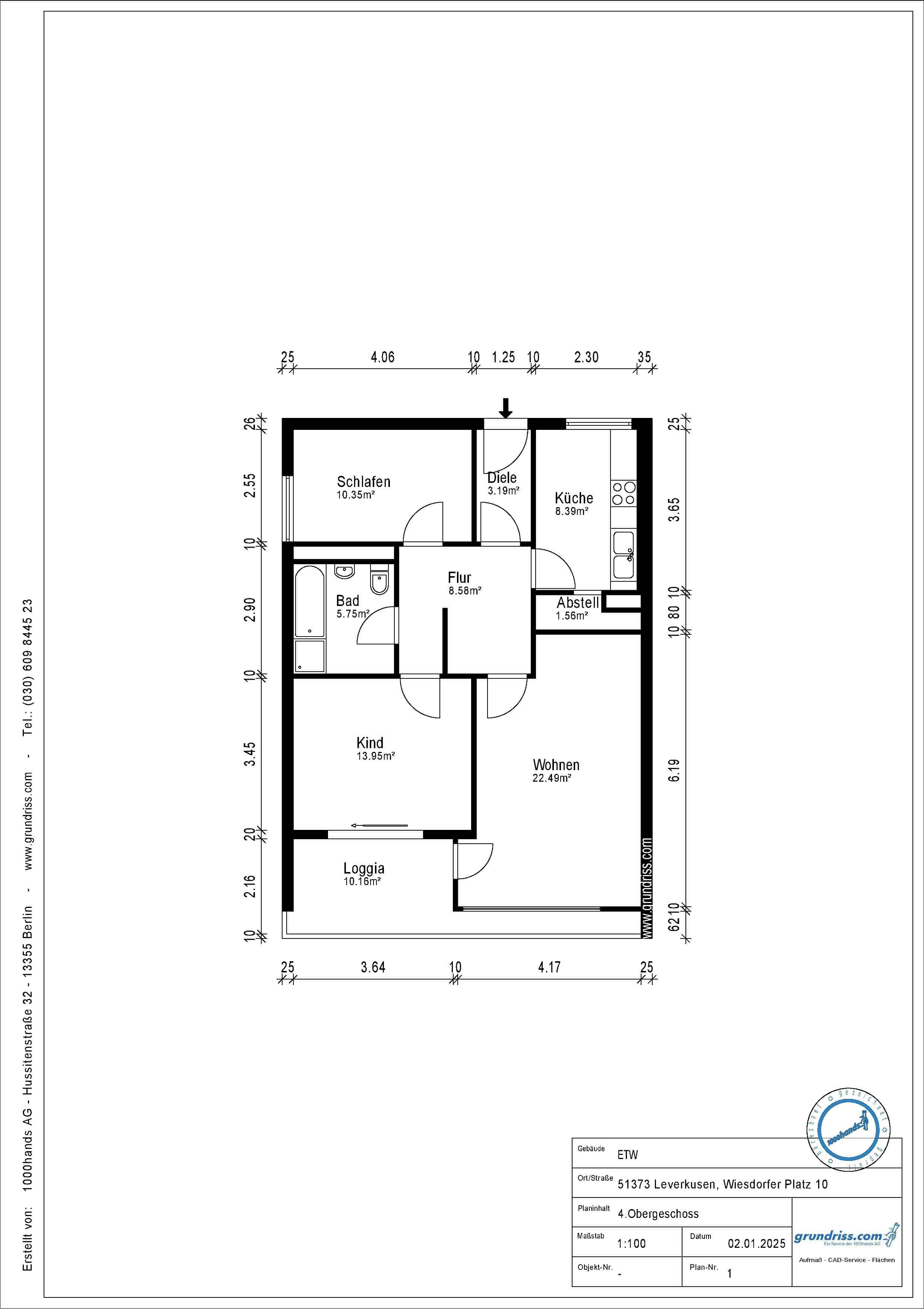 Wohnung zum Kauf 175.000 € 3 Zimmer 77 m²<br/>Wohnfläche ab sofort<br/>Verfügbarkeit Wiesdorf - West Leverkusen 51373