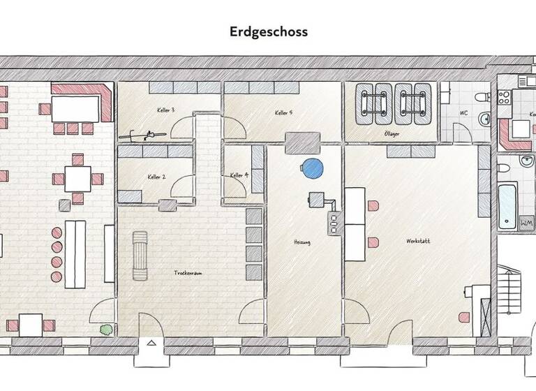 Gewerbeobjekt zum Kauf als Kapitalanlage geeignet 399.000 € 16 Zimmer 500 m² 1.124 m² Grundstück Röhrenhof Bad Berneck 95460