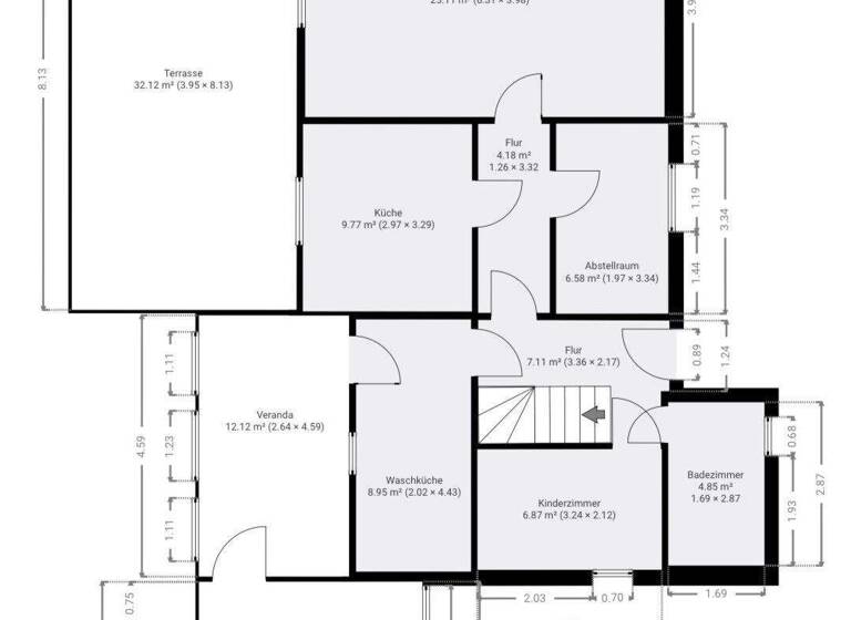 Einfamilienhaus zum Kauf 159.000 € 5 Zimmer 128,6 m² 2.249 m² Grundstück Vollersode 27729