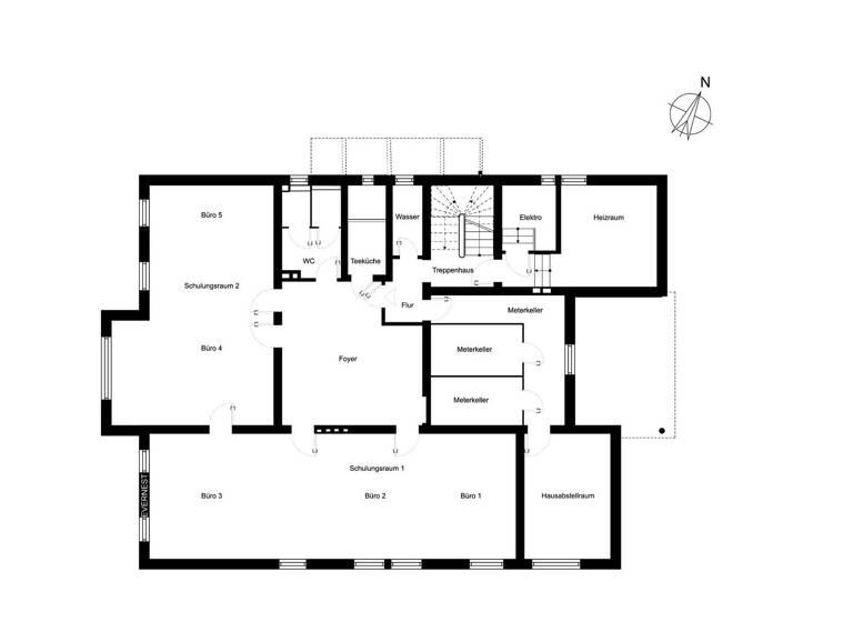 Mehrfamilienhaus zum Kauf 2.700.000 € 18 Zimmer 636 m² 969 m² Grundstück Nördliche Innenstadt Potsdam 14467