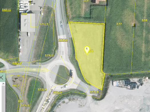 Gewerbegrundstück zur Miete 1.850 € 2.857 m² Grundstück Groß Sankt Florian 8522