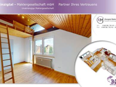 Wohnung zur Miete 690 € 3 Zimmer 75 m² Dachgeschoss, 3. Geschoss frei ab sofort Bad Soden Bad Soden-Salmünster 63628