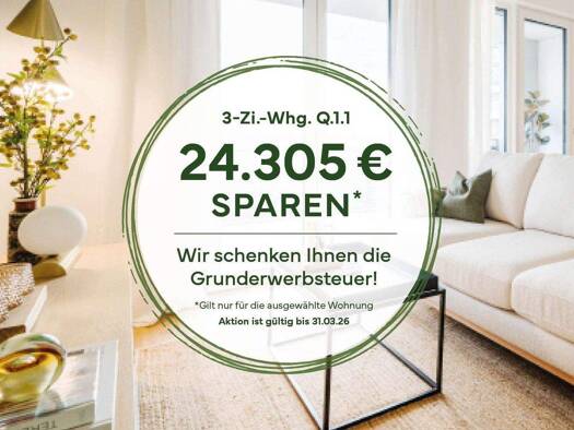 Wohnung zum Kauf - Erstbezug provisionsfrei 486.100 € 3 Zimmer 86,8 m² 1. Geschoss Stadion-Anlage 9 Brühl 68782