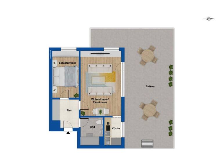 Wohnung zum Kauf 129.000 € 2 Zimmer 58 m² 2. Geschoss Hamm-Mitte Hamm 59065