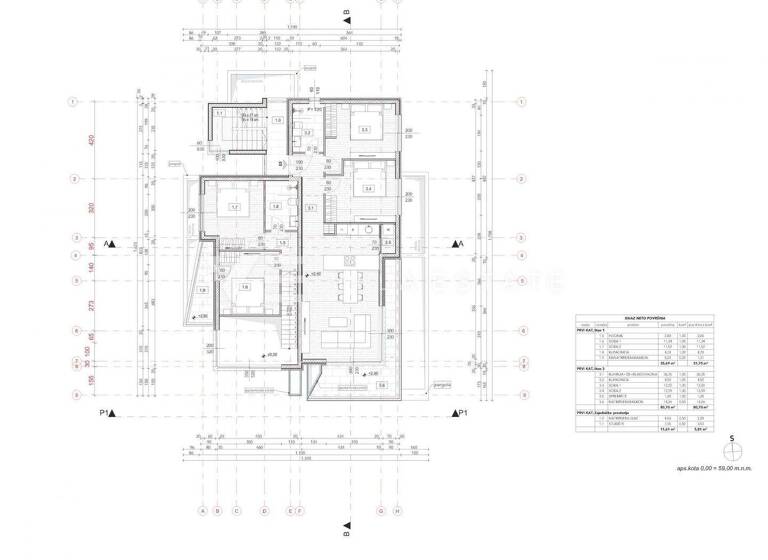Wohnung zum Kauf 413.400 € 3 Zimmer 1. Geschoss Omisalj 51513