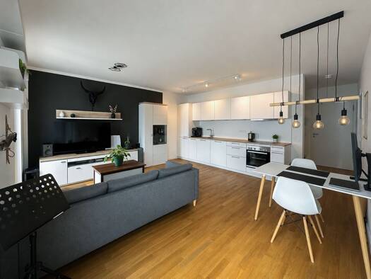 Wohnung zur Miete - Erstbezug 834 € 2 Zimmer 51,8 m² 4. Geschoss frei ab 01.10.2026 Stadtmitte Neu-Ulm 89231