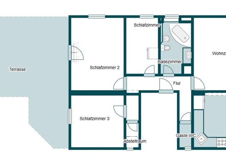Sonstiges zum Kauf als Kapitalanlage geeignet 4 Zimmer 95 m² Feuerbach Stuttgart 70469