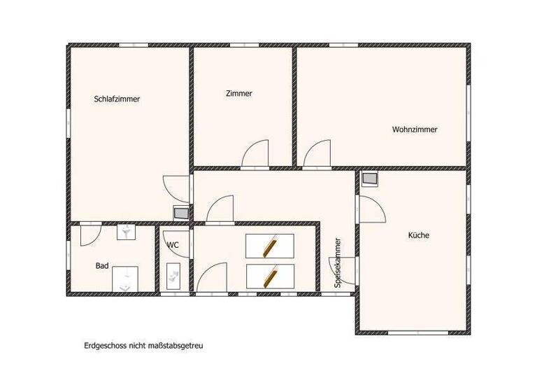 Wohnung zur Miete 800 € 3 Zimmer 100 m² Mühlhausen Mühlhausen im Täle 73347