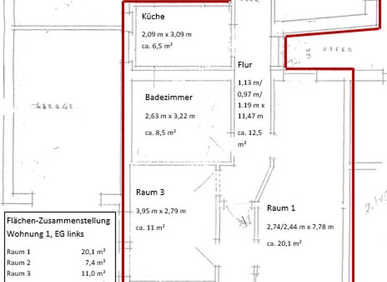WG-Zimmer zur Miete 550 € 2,5 Zimmer 69 m² Geschoss EG/3 frei ab sofort Albersdorf 25767