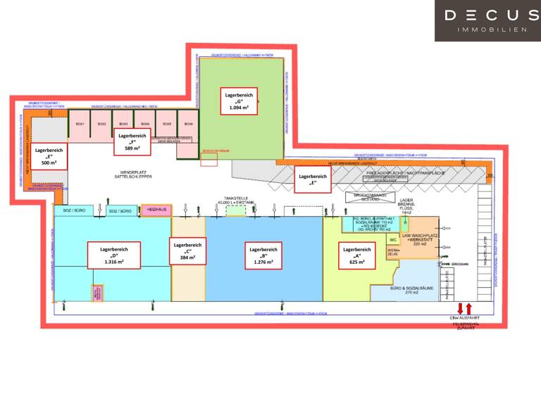 Lagerhalle zur Miete 4 € 1.095 m² Lagerfläche Wien 1220