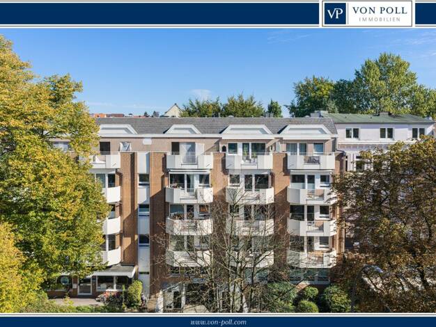 Wohnung zum Kauf 395.000 € 2 Zimmer 46,5 m² 2. Geschoss Uhlenhorst Hamburg 22085