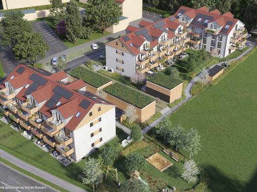 Wohnung zum Kauf - Neubau provisionsfrei 379.900 € 2 Zimmer 53,4 m² Holzkirchen Holzkirchen 83607