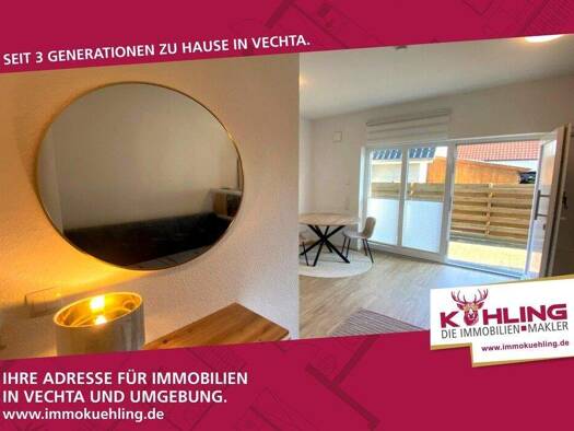 Studio zur Miete 345 € 1 Zimmer 28 m² EG frei ab 01.06.2026 Diepholz 49356