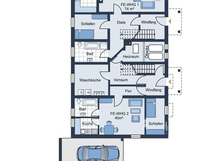 Mehrfamilienhaus zum Kauf 550.000 € 11 Zimmer 250 m² 825 m² Grundstück Bobingen Bobingen / Waldberg 86399