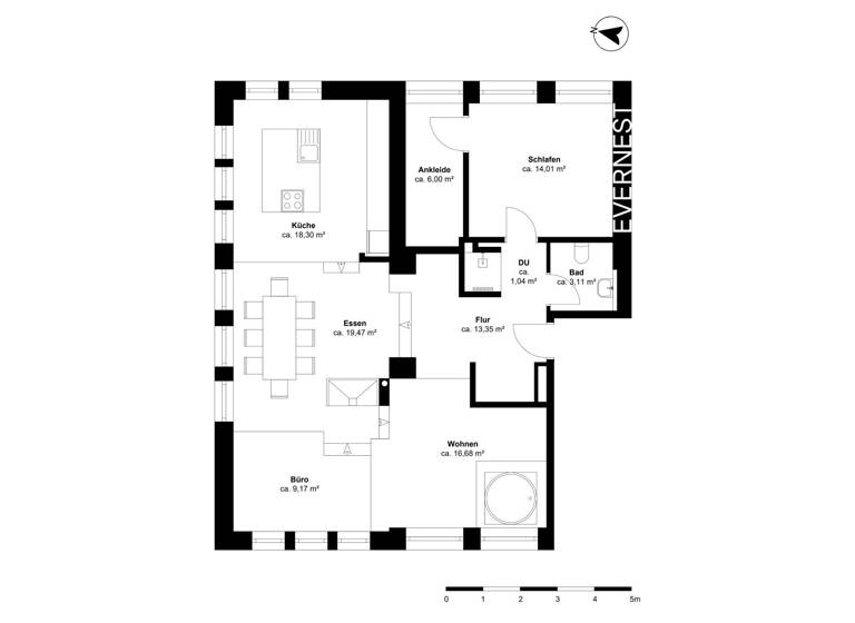 Wohnung zum Kauf 845.000 € 2 Zimmer 107 m²<br/>Wohnfläche Weißensee Berlin 13088