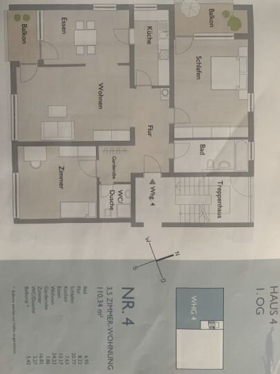 Wohnung zum Kauf provisionsfrei 241.000 € 3,5 Zimmer 110 m²<br/>Wohnfläche ab sofort<br/>Verfügbarkeit Oberer Heimbachweg Au 79280