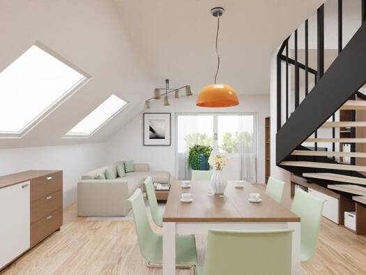 Wohnung zum Kauf - Erstbezug provisionsfrei 675.000 € 4,5 Zimmer 92,9 m² Dachgeschoss, 2. Geschoss frei ab sofort Lindenstraße 6 Vaihingen Stuttgart / Vaihingen 70563