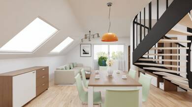 Wohnung zum Kauf - Erstbezug provisionsfrei 675.000 € 4,5 Zimmer 92,9 m² Dachgeschoss, 2. Geschoss frei ab 31.07.2025 Lindenstraße 6 Vaihingen Stuttgart / Vaihingen 70563