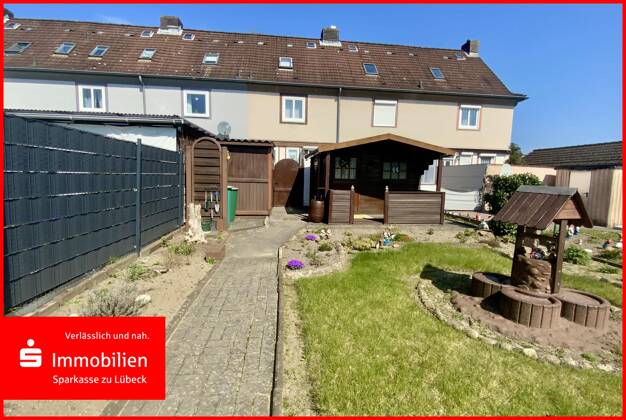 Reihenmittelhaus zum Kauf 150.000 € 3 Zimmer 72 m² 400 m² Grundstück Kücknitz Lübeck 23569