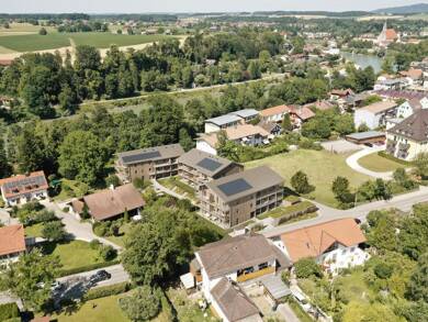 Wohnung zum Kauf - Neubau provisionsfrei 524.400 € 3 Zimmer 84,9 m² Tittmoninger Straße 52, 52a, 52b Laufen Laufen 83410