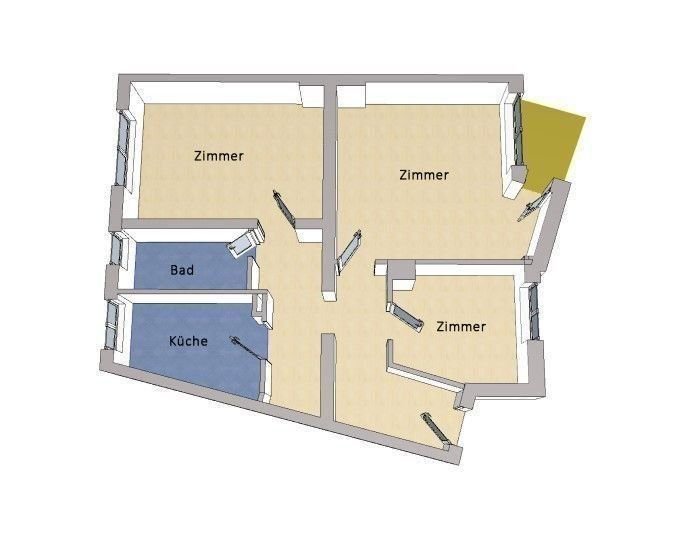 Wohnung zum Kauf 275.000 € 3 Zimmer 69 m²<br/>Wohnfläche Lankwitz Berlin 12249