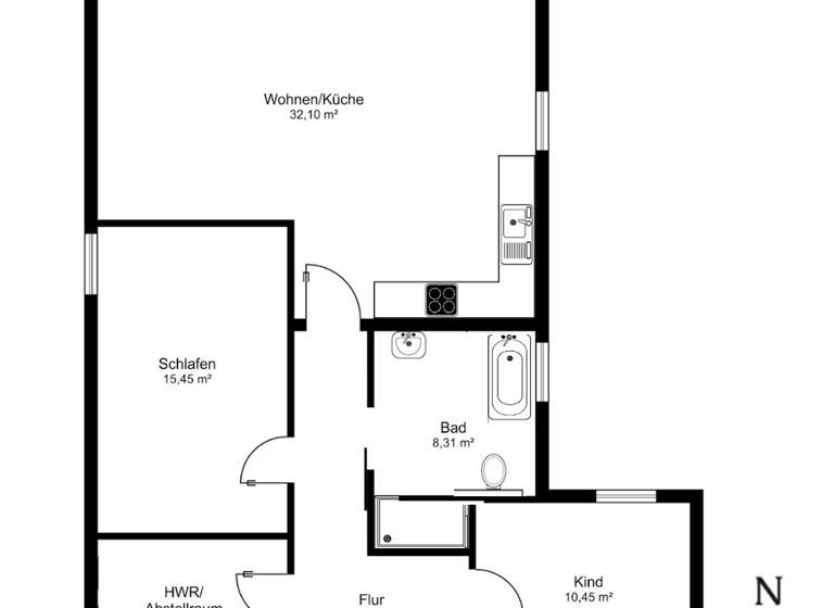 Wohnung zum Kauf 266.600 € 3 Zimmer 86 m² 3. Geschoss frei ab sofort Frankfurt Frankfurt (Oder) 15232