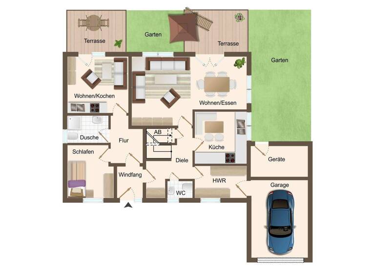Einfamilienhaus zum Kauf 499.000 € 7 Zimmer 158 m² 820 m² Grundstück Hohne Lengerich 49525