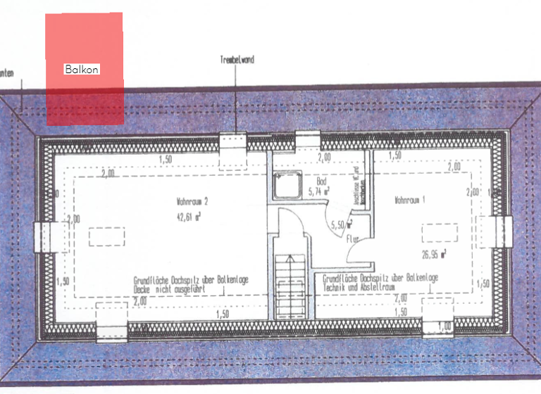 Wohnung zur Miete 1.100 € 2 Zimmer 88 m² frei ab 01.03.2026 Bad Schussenried 88427