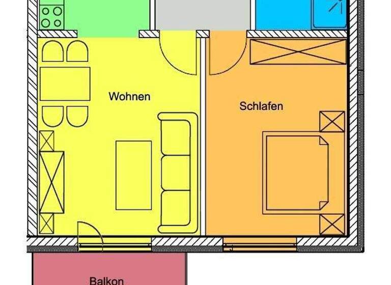 Wohnung zur Miete 516 € 2 Zimmer 57,3 m² frei ab 01.06.2026 Wilsdruff 01723