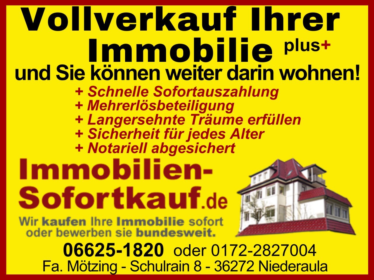 Haus zum Kauf 111 € 1 Zimmer 111 m²<br/>Wohnfläche 111 m²<br/>Grundstück Musterstr. 1 Philippsthal Philippsthal (Werra) 36269