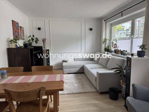 Wohnung zur Miete Tauschwohnung 1.100 € 3 Zimmer 64 m² EG Hoheluft-Ost Hamburg 20251
