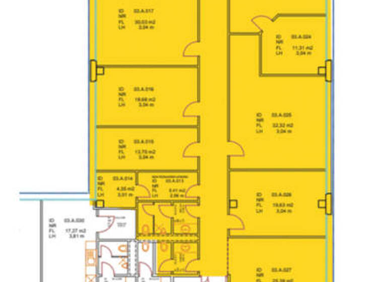 Bürofläche zur Miete provisionsfrei 9,98 € 322,7 m² Bürofläche Mahlsdorf Berlin 12623