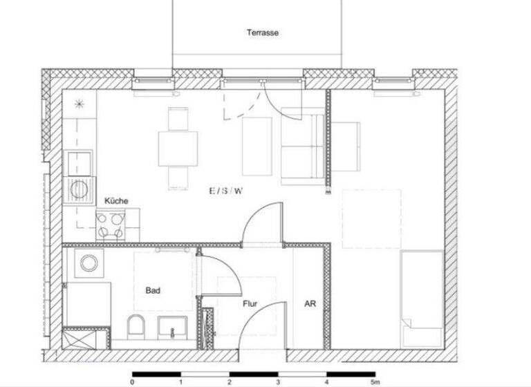 Studio zur Miete Tauschwohnung 267 € 2 Zimmer 43 m² EG Spandau Berlin 13587