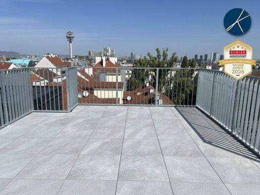 Terrassenwohnung zur Miete - Erstbezug 1.864 € 4 Zimmer 108,7 m² 6. Geschoss Wien 1100