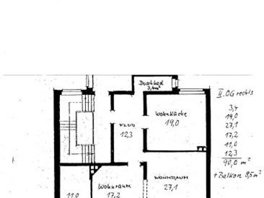 Wohnung zur Miete 1.125 € 3 Zimmer 90 m² Geschoss 2/5 frei ab 01.01.2026 Oststadt Hannover 30161