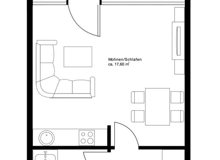 Studio zum Kauf 315.000 € 1 Zimmer 27,1 m² Maxvorstadt München 80333