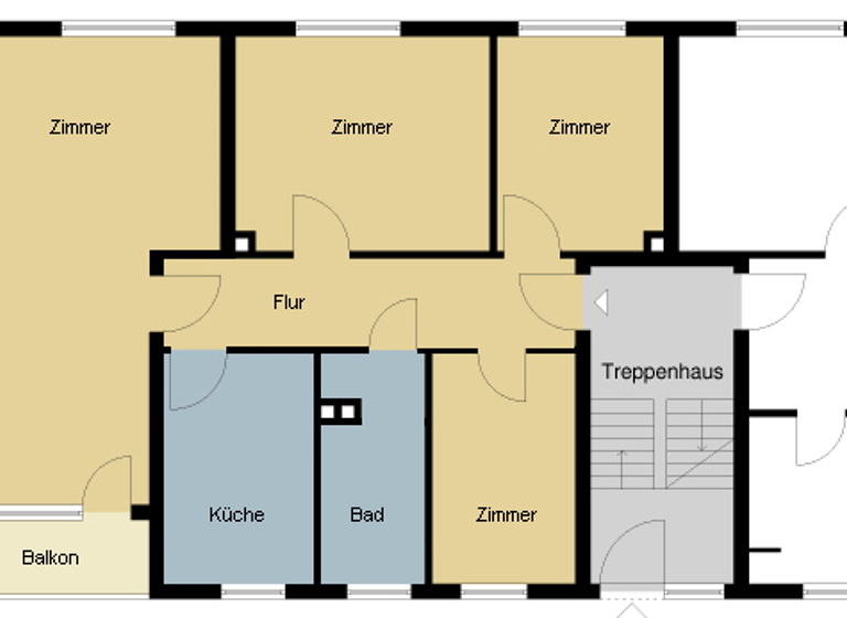 Wohnung zur Miete 495 € 3,5 Zimmer 79,2 m² EG frei ab sofort Königsberger Str. 6 Seesen 38723