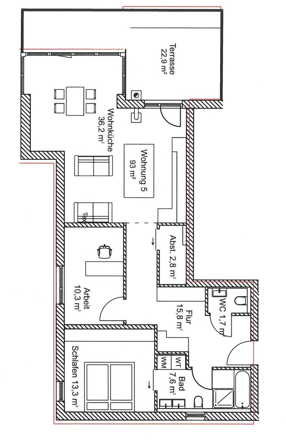 Wohnung zum Kauf 479.000 € 3 Zimmer 93 m²<br/>Wohnfläche Leeder Fuchstal / Leeder 86925